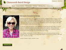 Tablet Screenshot of chenowethbairddesign.com